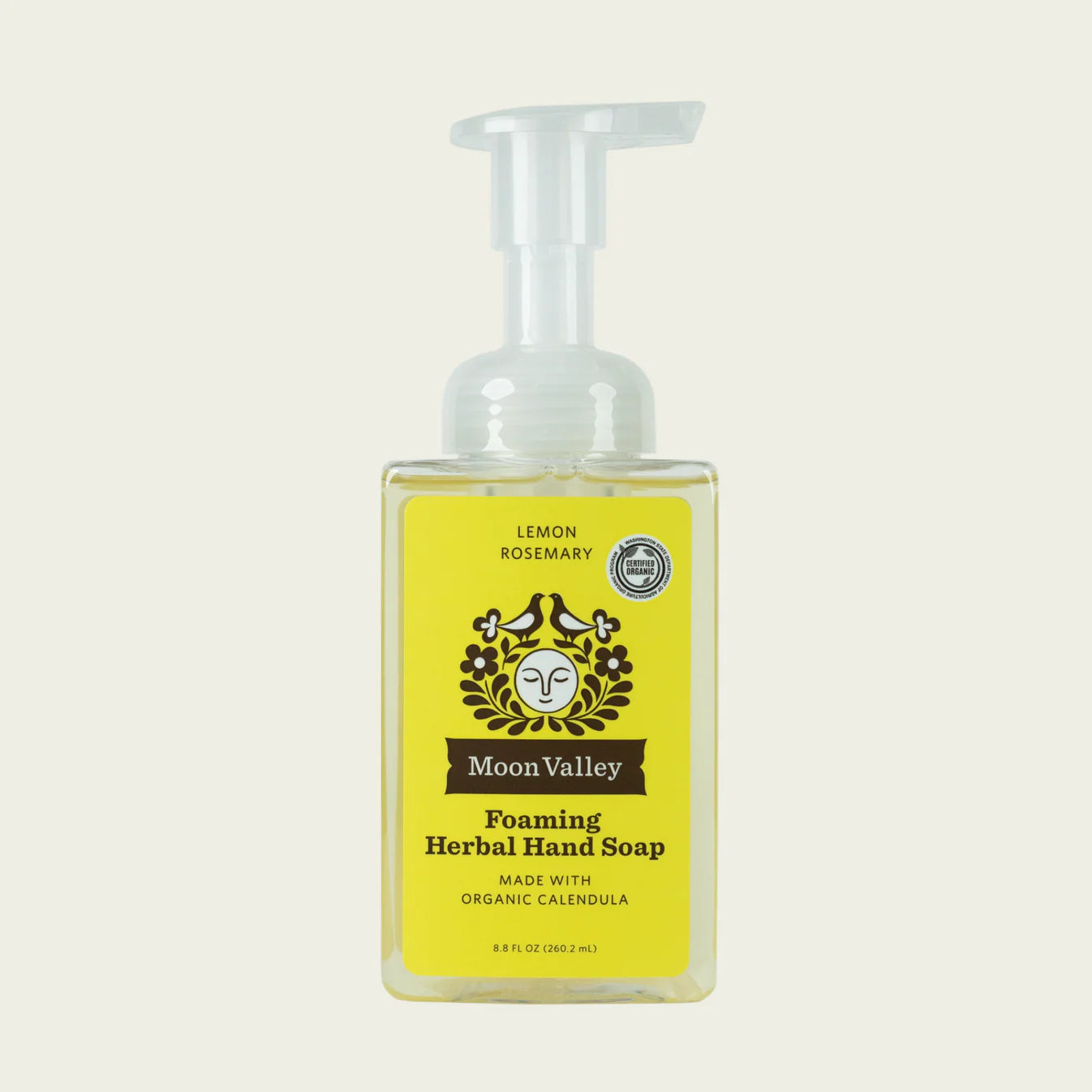Moon Valley Organics Lemon Rosemary Foaming Herbal Hand Soap